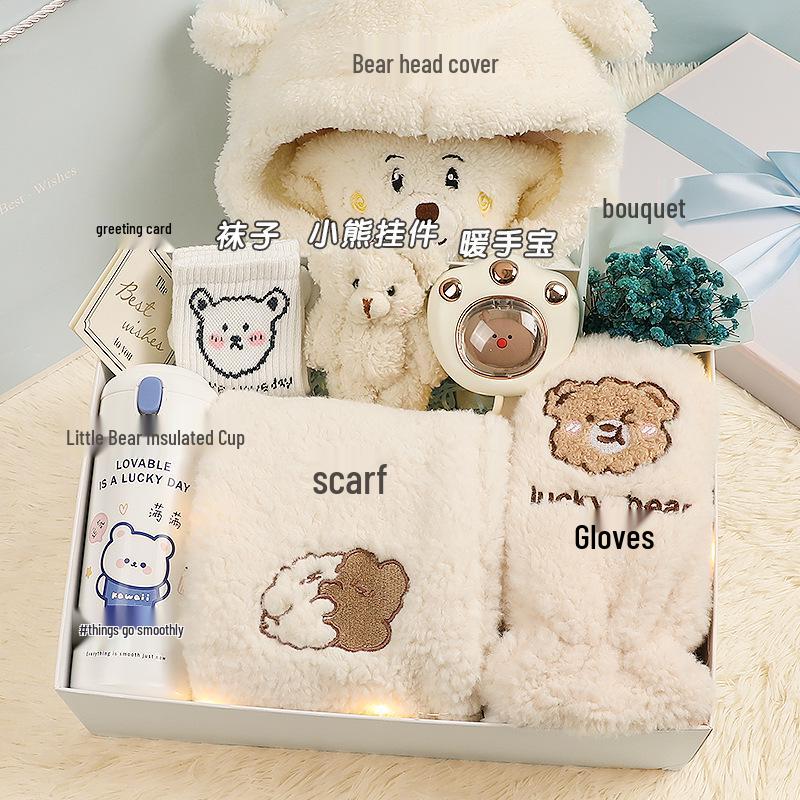 Winter Scarf Gift Box for Girls & Best Friends - Christmas & Birthday Souvenir