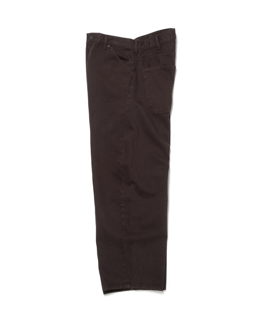 Haechinglum Wide Curve Jeans Brown