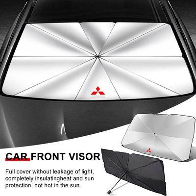 Car Windshield Sunshade Umbrella Protector Parasol Foldable for Colt Pajero Sport Lancer Ex Evo ASX Center Hub Cap