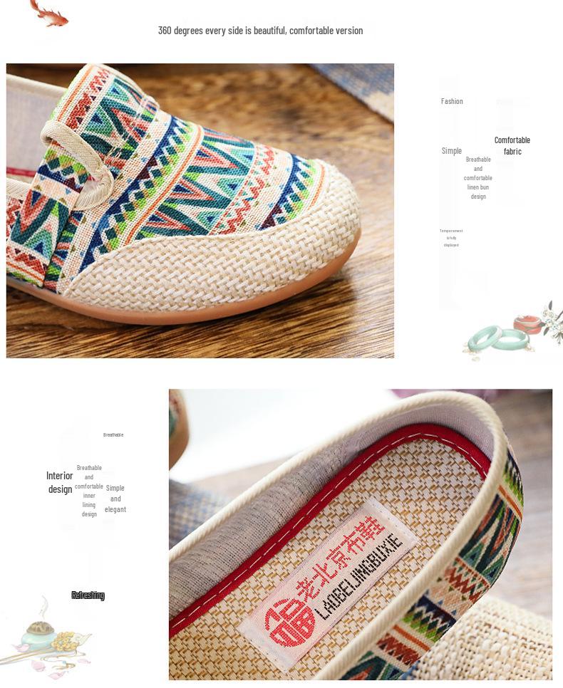 2025 Women's Spring & Autumn Non-Slip Canvas Espadrilles – Comfortable Slip-On Casual Shoes
