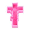Set Of 2 Crucifix Shaped Silicone Molds for Baking and Crafting Chocolate Cakes Candies Moulds Kitchen Bakewares