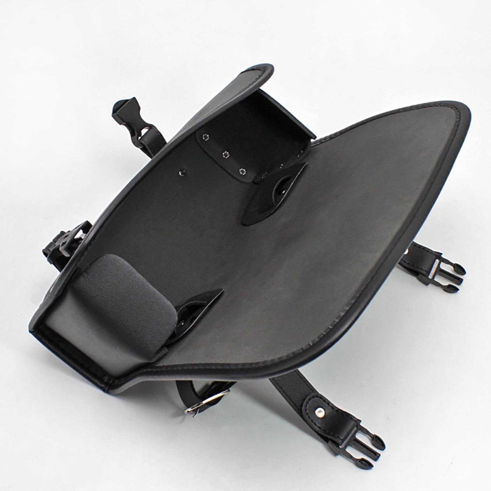 

Motorcycle Tools Bag Barrel Shape Motorcycle Front Bag Black Waterproof Saddlebags Motorcycle Riding Bag чёрный