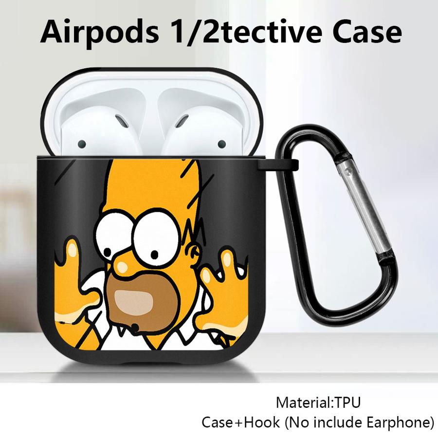 Simpsons Cartoon Case For Airpods 1 Pro3 Pro2 3 Pro 4 2 Earphone Cases Cover