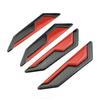 4Pcs Car Door Anti-Collision Strip Body Stickers Reflective Warning Stickers Decorative Scratch-Resistant Modified Universal