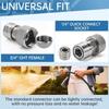 Professional 3/4 Inch To 1/4 Inch Garden Hose Connector Adapter For Efficient Water Flowing And Leakproof Seal