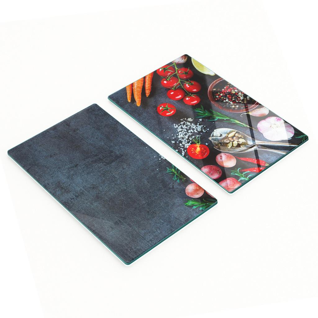 Kitchen Multifunctional Decorative Glass Boards Ingredients 2X30X52 Cm
