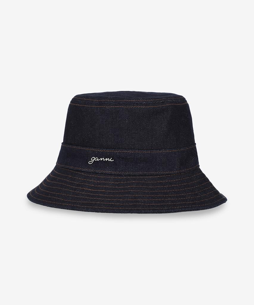 Gani Signature Denim Bucket Hat - Dark Navy / A6195642