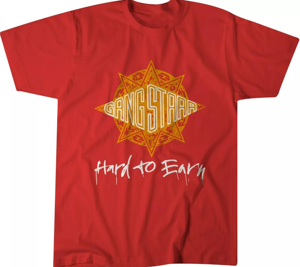 Gang Starr Hard To Earn Prom T-shirt size S-5XL XXXL