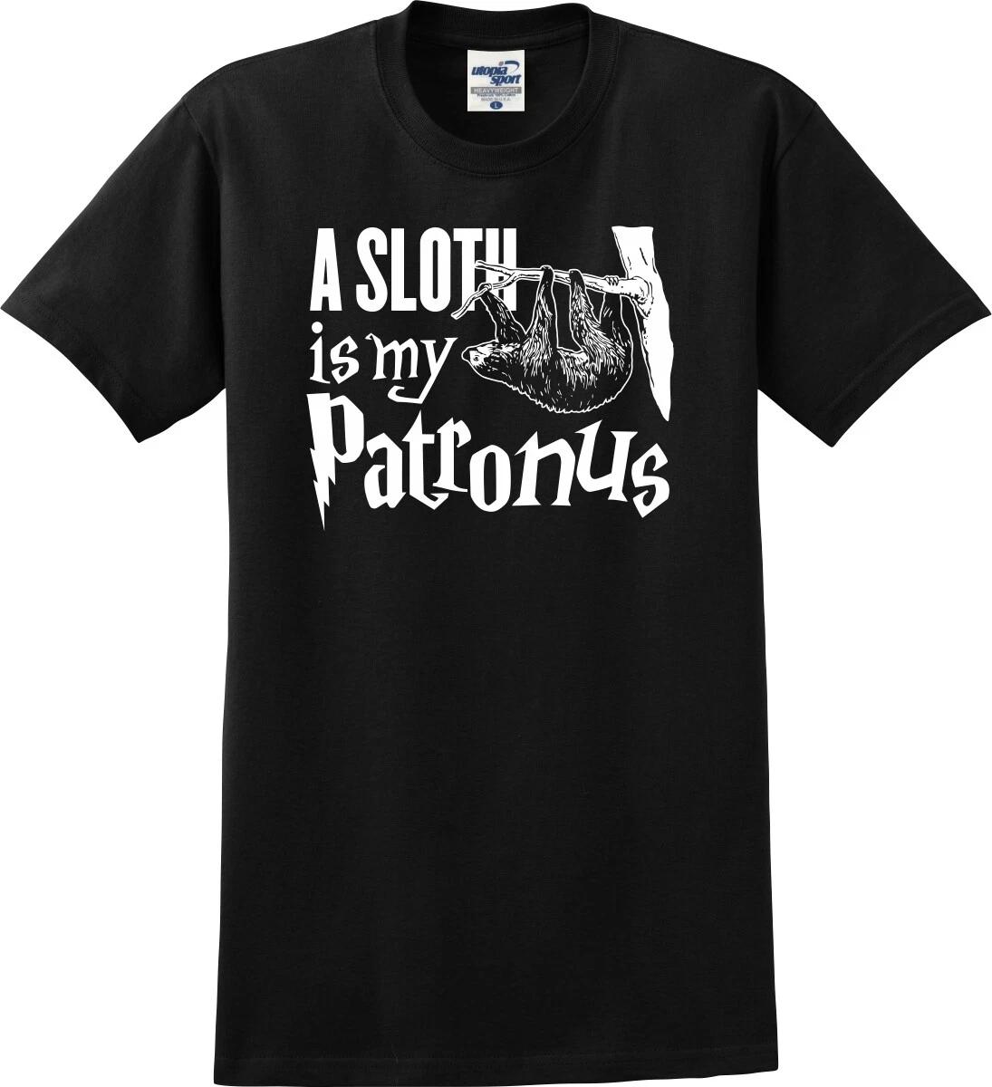 A Sloth Is My Patronus Funny Unisex T shirt (S-5X) XL