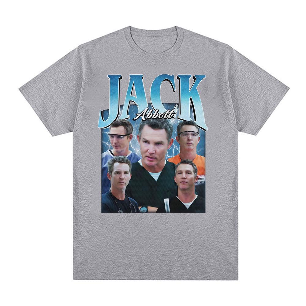 Jack Abbott Image Print Pattern TShirt Jack Abbott Retro Style TShirt Suitable for Both Unisex and Women Streetwear