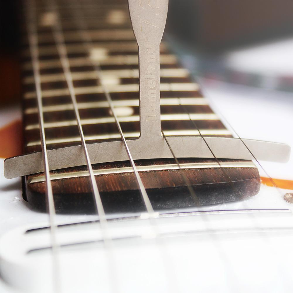9Pcs Guitar Bass Understring Radius Gauge Luthier Tool Stainless Steel Tool Set Bridge Saddle