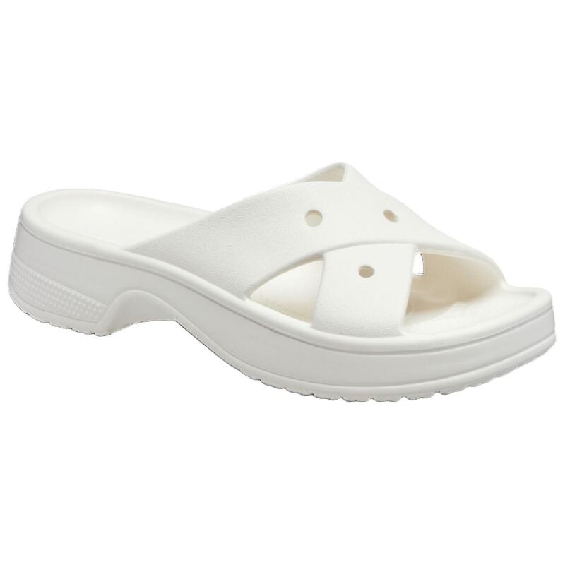 Crocs Casual Simple EVA Anti-Abrasion Slippers Women's White