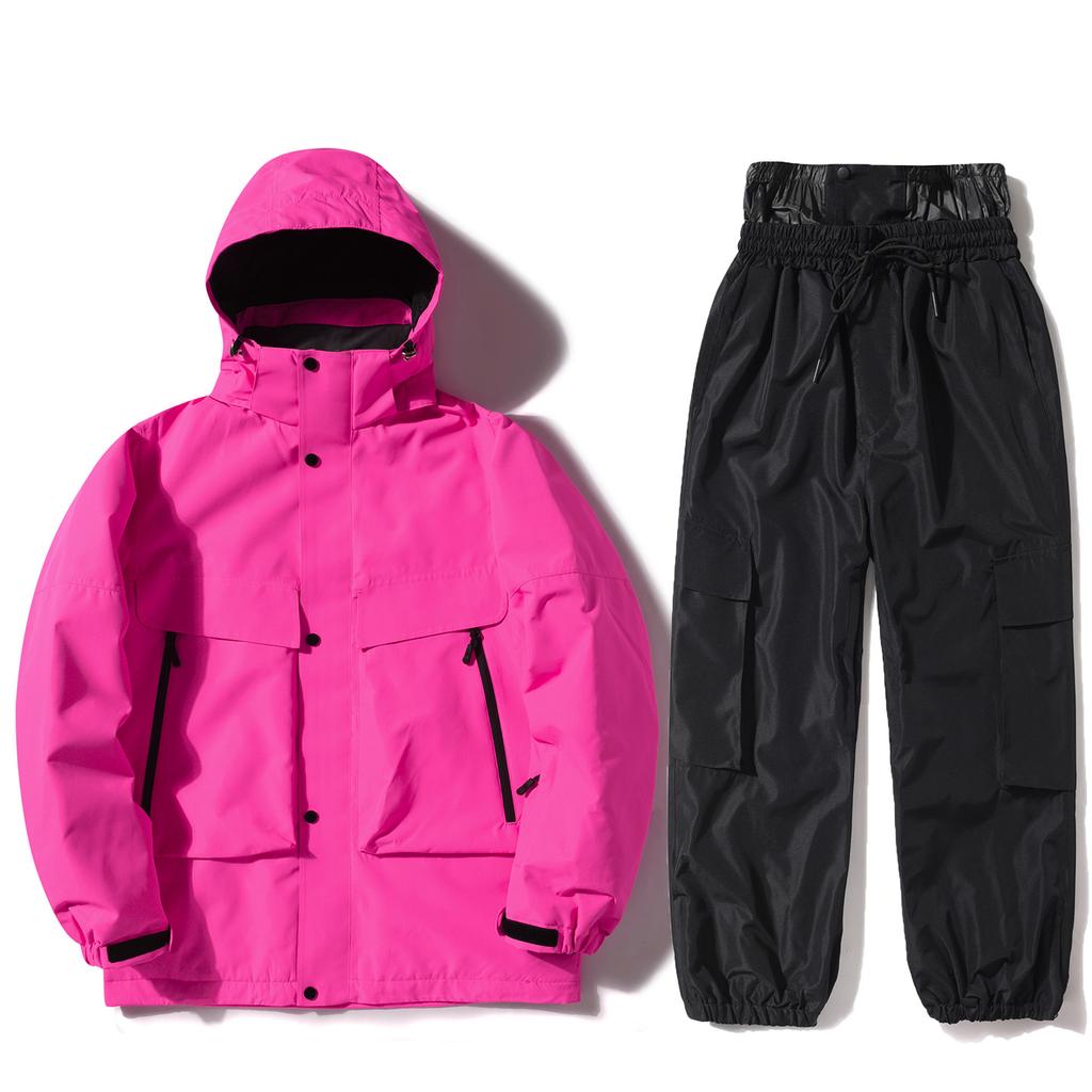 Skibekleidung Herren und Damen Winter Outdoor wasserdicht winddicht verdickt warm verdickt Snowboard Snowboarding Kleidung Skianzug Set