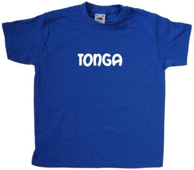 Tonga Text Kids T-Shirt