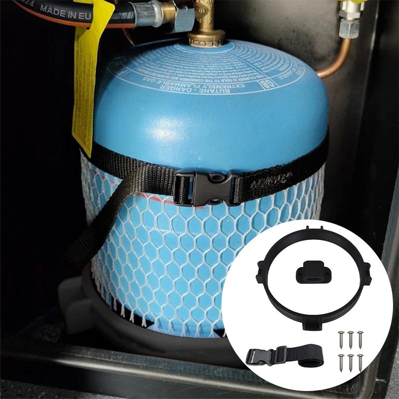 Gas Bottle Cylinder Holder And Strap Kits Fit 907 & 904 Size Bottles Propane Butane Camper Van Motorhome Caravan Accessories