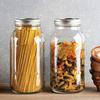 2000ML Wide Mouth Large Food with Lid Mason Glass Jar Storage Jar Dishwasher