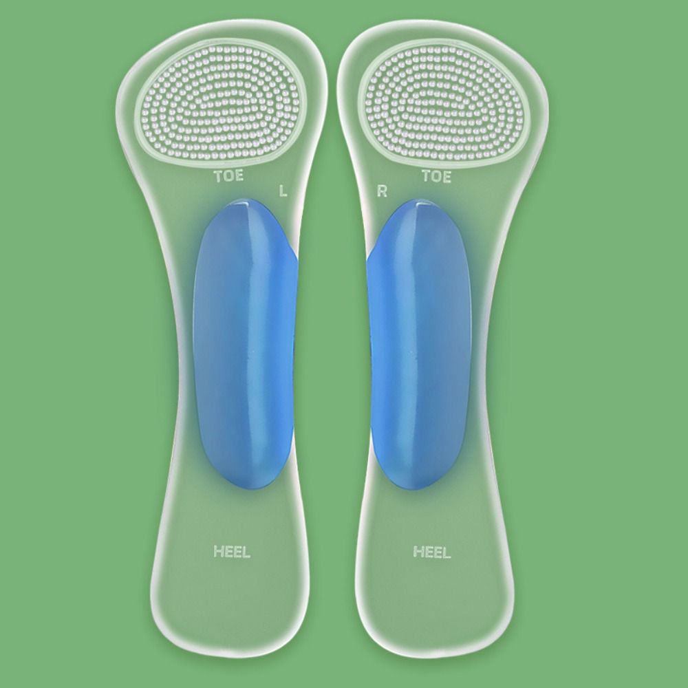 Anti Slip Gel Sole Pads New Arch Support Transparent Sandal Shoe Gel Insoles Pain Relief Foot Care Gel Cushion Insole