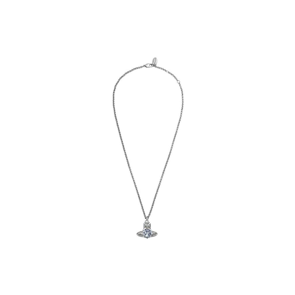 VIVIENNE WESTWOOD Collar de latón con diamantes en forma de corazón Ariella para mujer Plata ARIELLA