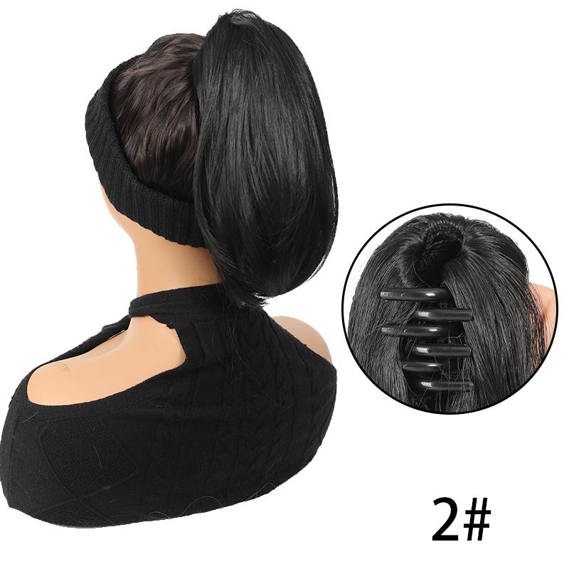 

Парик из конского хвоста Женский парик Зажим для захвата в микрорулоне Парик из конского хвоста Синтетический термостойкий для повседневного ношения