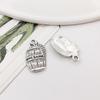 Red Wine Wheat Ear Pendant for DIY Tibetan Silver Jewelry: Earrings, Bracelet, Necklace