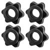 4x Barbell Spinlock Collars Replacement Bar Hexagon Nut for Barbell Bar Training