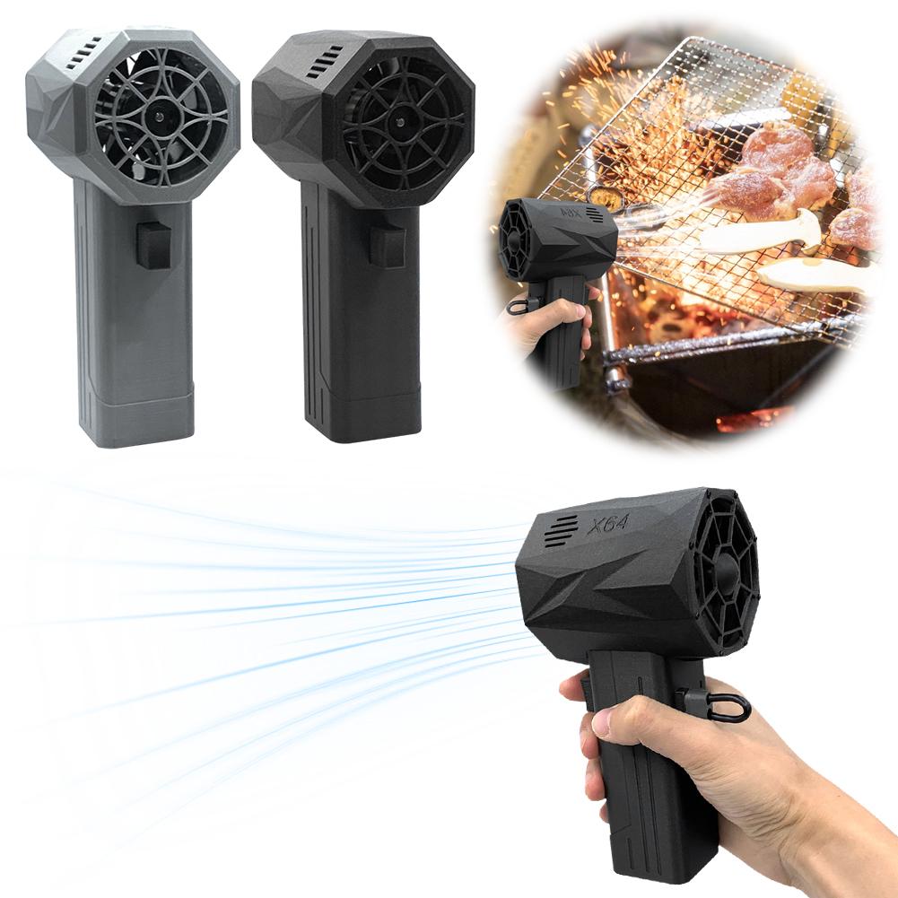 Handheld Turbo Jet Fan Mini Instantaneous Thrust 1.4Kg/s High Speed Duct Fan Wind Speed 240km/h for Home Outdoor Car Cleaning