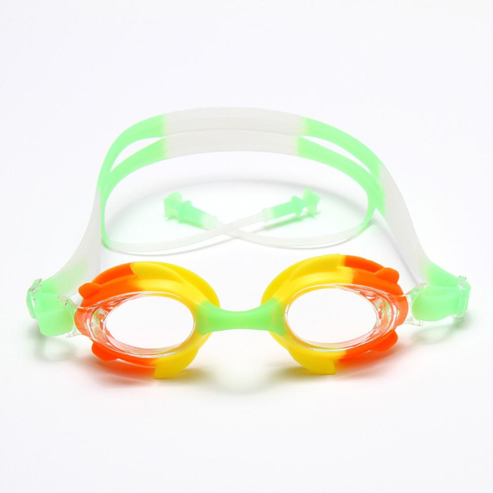 Children Swimming  Goggles With Earplugs 4511 Anti-fog Waterproof Diving Glasses