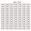 100PCS Bag Lobster Clasp Alloy Lanyard Snap Hook Lobster Claw Clasp DIY Luggage Accessories