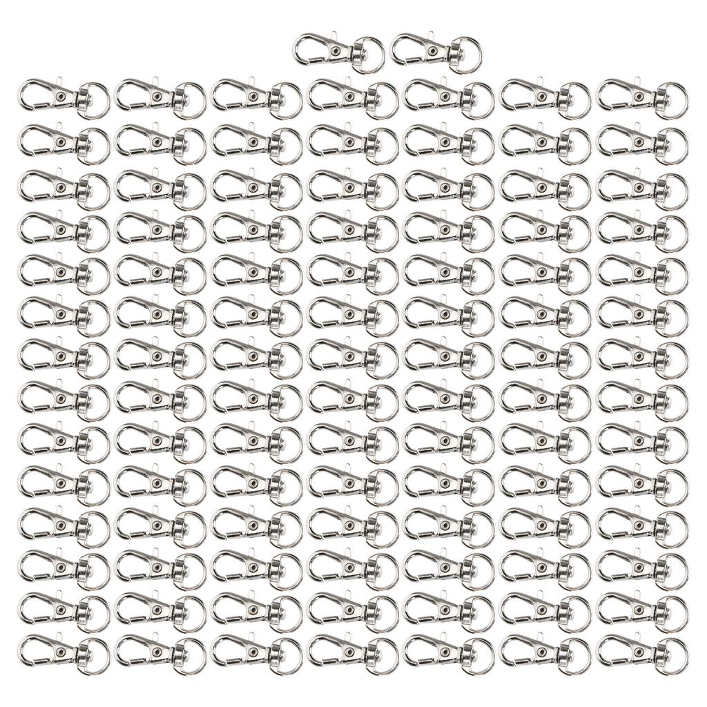 100PCS Bag Lobster Clasp Alloy Lanyard Snap Hook Lobster Claw Clasp DIY Luggage Accessories