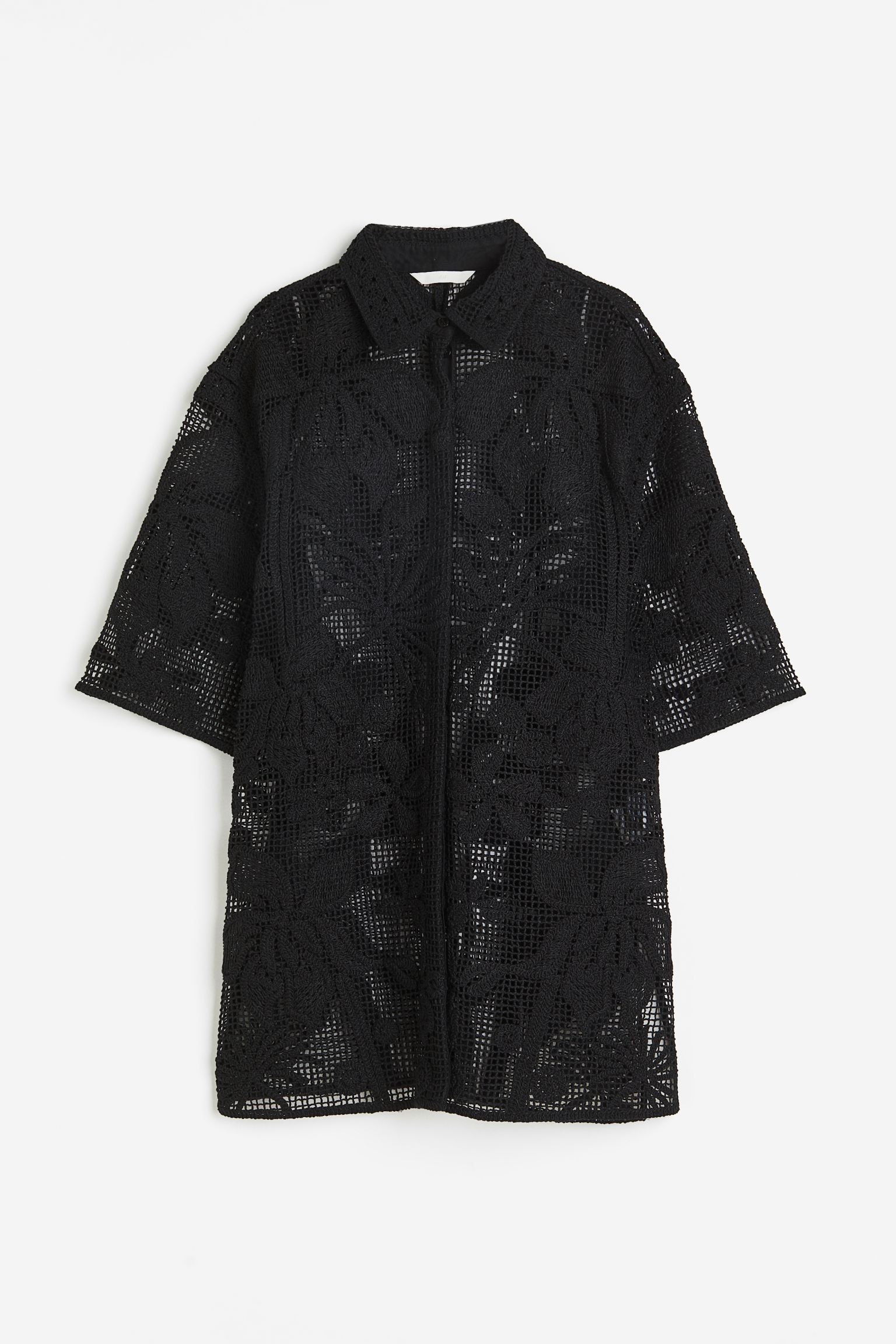 

Рубашка, связанная крючком