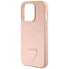 Guess Guhcp15Lpcrthcp Iphone 15 Pro 6.1 Różowy/Pink Hardcase Croco Triangle Metal Logo