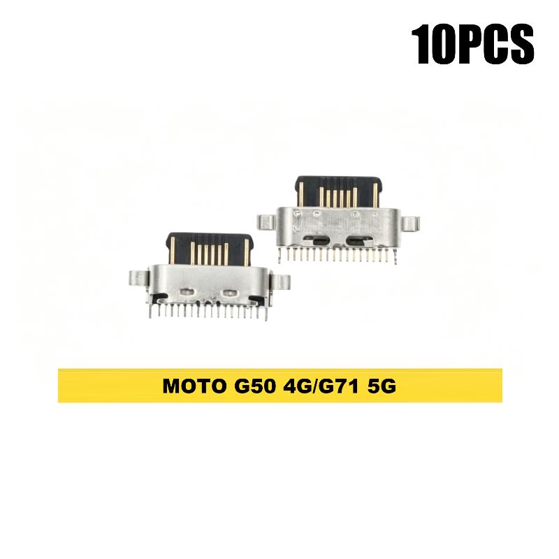 10Pcs Type C Micro Usb Charging Dock Port Connector For Moto G54 G55 G24 G04 G14 G05 E15 G15