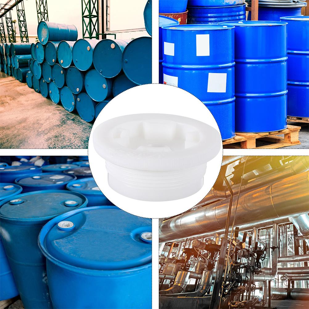 8pcs Bung Caps Oil Barrel Seal Lids Water Bucket Plug 200L Oil Barrels Seal Cover Screw Lids Water Tank Caps Replacement