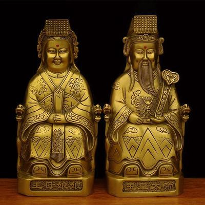 Home Furnishings Statue of Queen Mother of the Jade Emperor Home Offerings of Buddha Statues Metal Buddha Statue