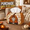1pc Retro Country Vehicle Tissue Box - Multi-Functional Napkin Box, Available In Durable Polyester, Decorated with Tailgate Truck Gnome Figure, Suitab