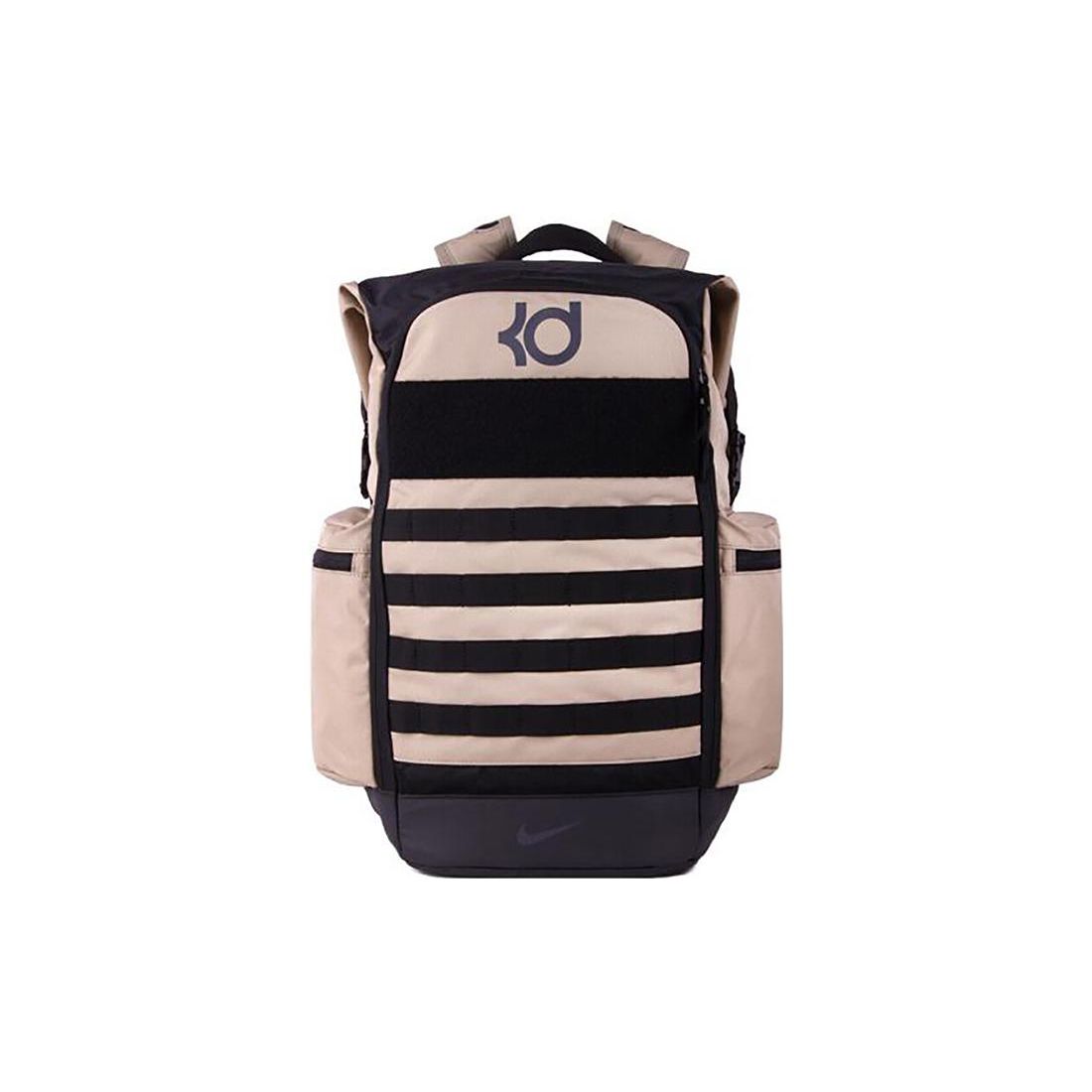 Nike KD5 Durant Basketball Air Cushion Sports Backpack Unisex Backpack Khaki BA5389-235 Khaki