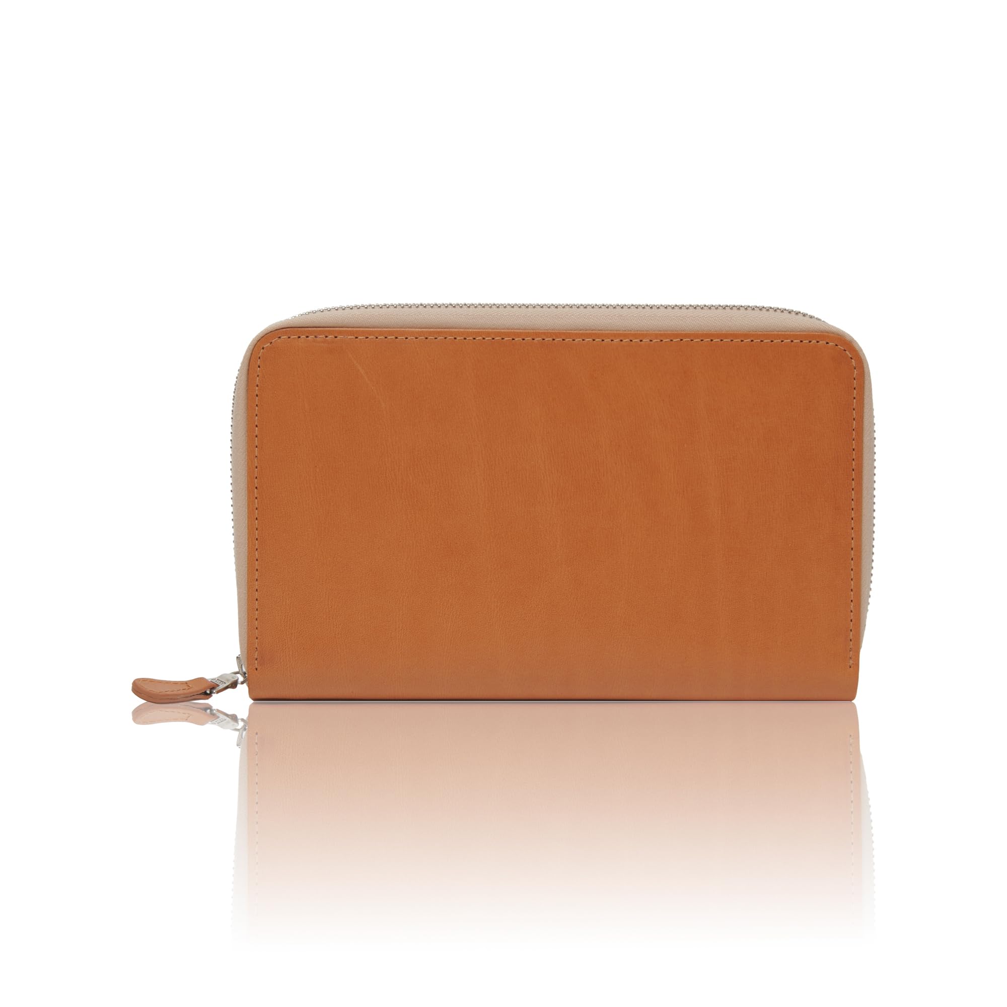 

House Long Wallet ES1090 [White Cox] Men s NATURAL/RED [Item]