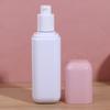1Pcs 80/100/120Ml Empty Cosmetic Bottle Lotion/Spray Pump Plastic Square Clear White Bottle Cosmetic Container Travel Portable