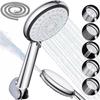 Shower Set Shower Head Hose Holder 6 Modes For Bathroom