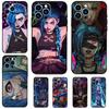 Arcane Phone Case For iPhone 15 16 Pro Max 13 11 12 14 Pro Max XR XS X 7 8 Plus 12 13 Mini Cover