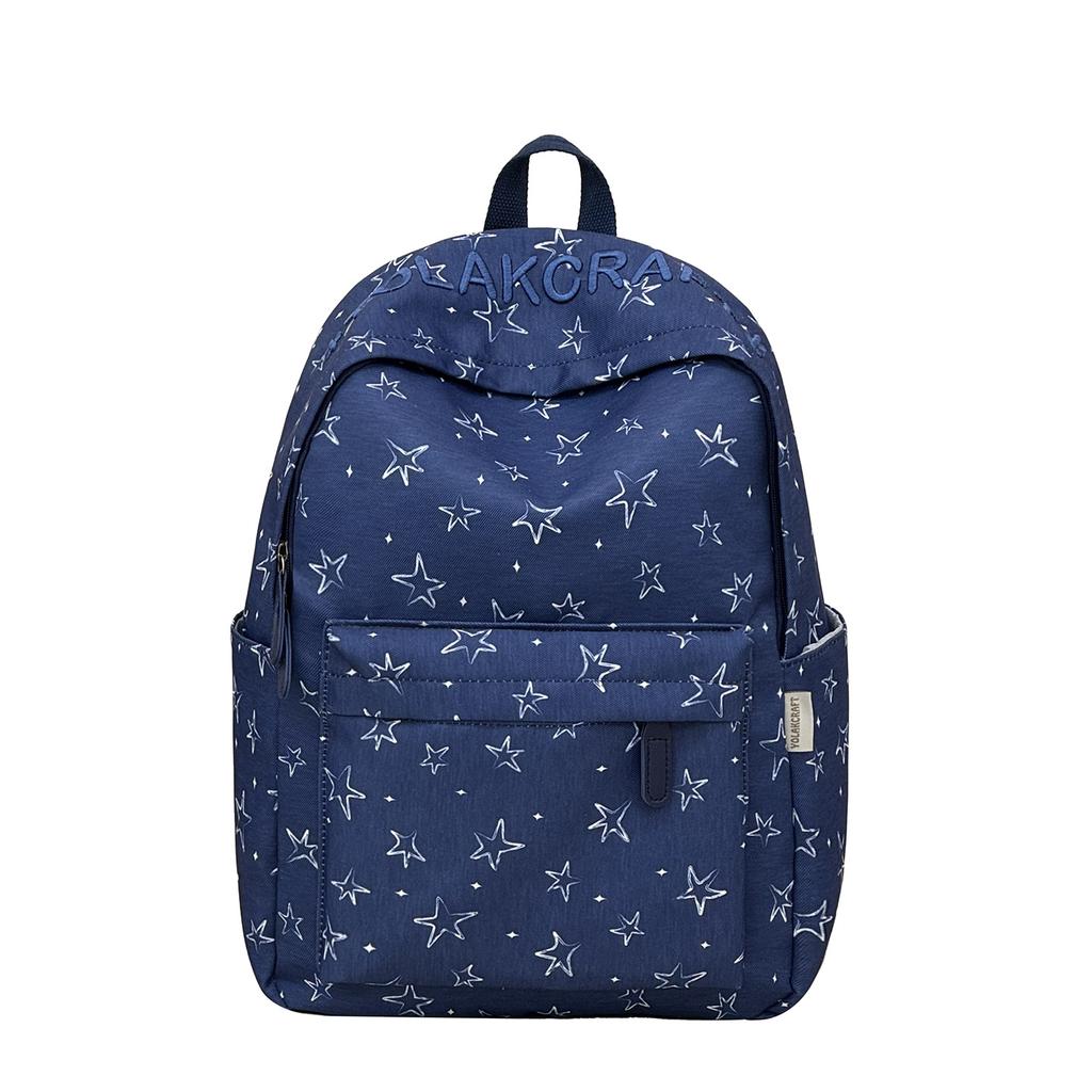 Schoolbag Korean College Wind Star Backpack Large Capacity High Value Junior High School Student School Bag Casual Lightweight Backpack