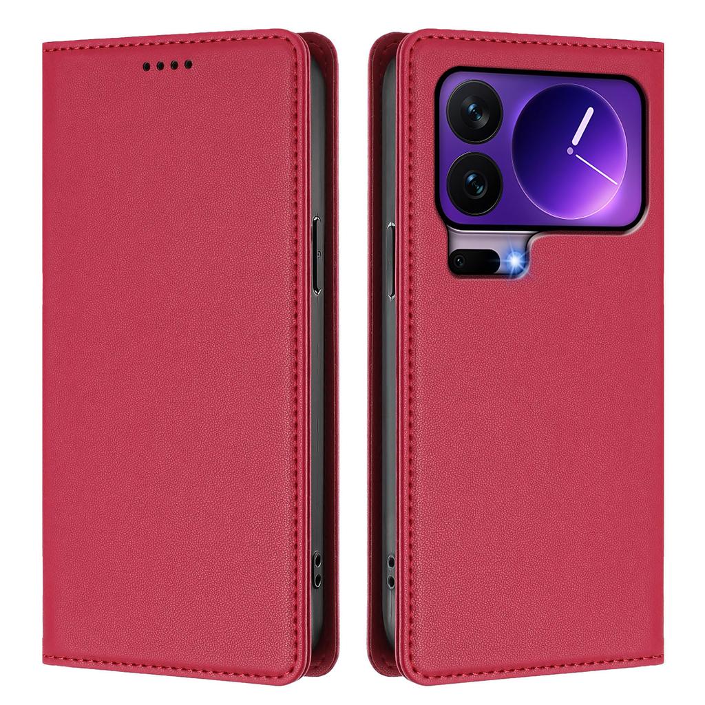 For Xiaomi 17 Pro Leather Wallet Case Magnetic Closure RFID Blocking Phone Cover