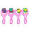 Children DIY Graffiti Sponge Brush Set Drawing Toys Broom Shaped Seal Sponge Brush Art Brush Enlightenment Puzzle Gift Kids Toys