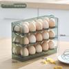 ZISIZ Automatic Roll-Down Egg Dispenser Storage Box