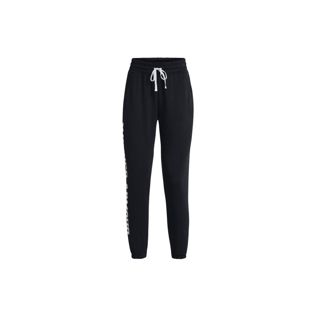 Under Armour Casual Pants Women's Black Moderate Cuffed Pants Unisex 1379437-001