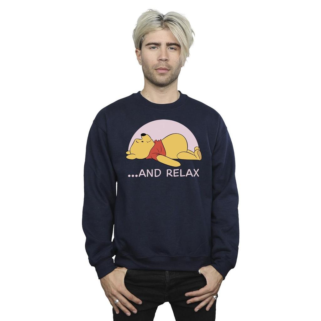 Disney Mens Winnie The Pooh Relax Sweatshirt