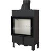 Smart steel fireplace KRATKI LUCY SLIM 8 kW Ø 160 MSK