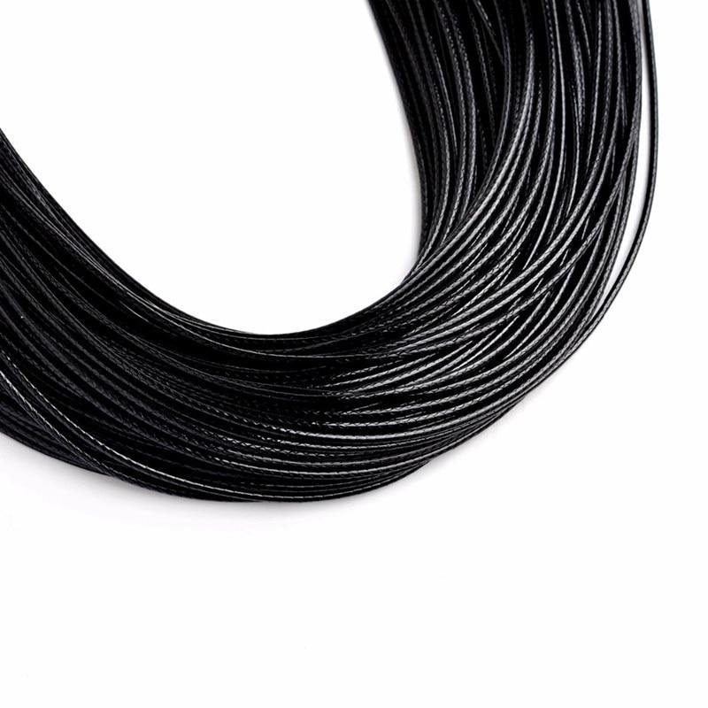 10Pcs Handmade Braided Rope Necklaces & Pendant Findings Lobster Clasp String Cord 1.5mm/2mm