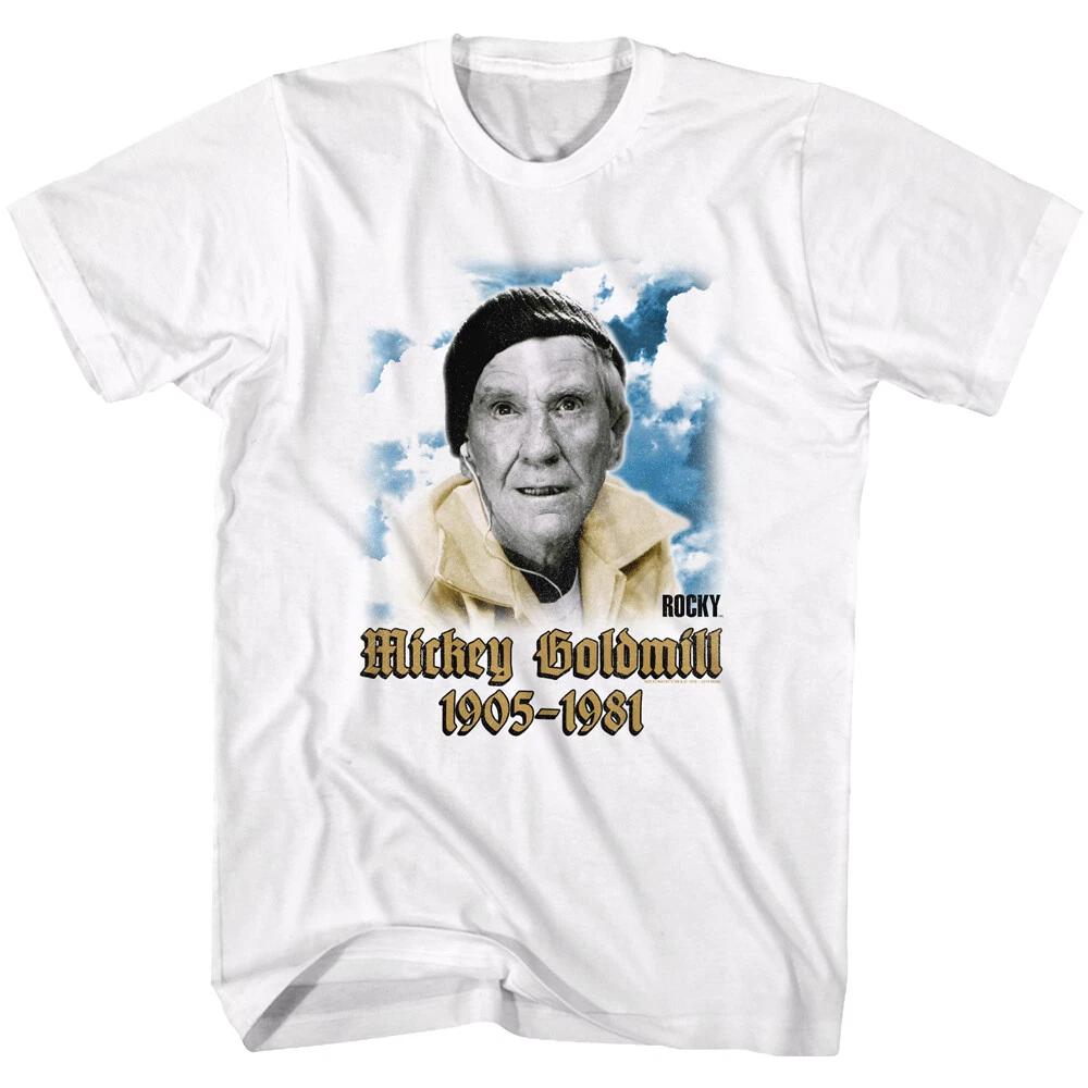 Rocky Movie Mickey Goldmill 1905-1981 Burgess Meredith Men s T Shirt S
