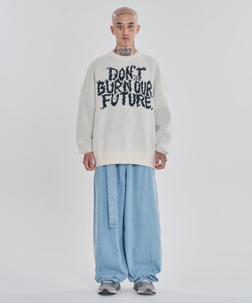 AJOBYAJO [Pba] Dbof Wool Knit Sweater [Ivory]